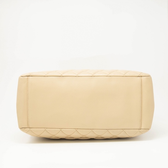 Chanel Caviar GST Grand Shopping Tote Bag Beige - Picture 9 of 14